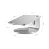 CUFTOBJM AP-2S Aluminum Alloy 360 Degree Rotating Adjustable Laptop Stand 15 Degree Angle Suitable for Home/Office 11-17 Inch Laptops view 2