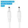 PATIKIL 3Ft Male to Male 3.5x1.35mm DC Power Extension Cable, 6 Pcs 24AWG Wire Adapter Connector Charging Cord for LED Strip DVR Router Camera, White view 3