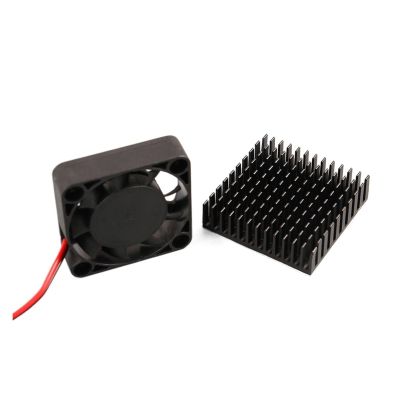 10 PCS Mini Cooling Fan DC 3.7V 5V 12V 24V Radiator 40x40mm 4010 Brushless XH2.54 2 Pin Cooler Radiator Combo(Color:24V Fan and Heatsink)