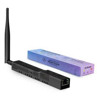 SMLIGHT SLZB-06 - Zigbee 3.0 to Ethernet,USB,and WiFi Gateway Coordinator with PoE,Universal Gateway for Home Assistant/ Zigbee2MQTT/ZHA,Wireless Zigbee 3.0 USB Adapter