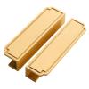 Cabinet Handles,Retro Cupboard Handles, Solid Brass Kitchen Handles Drawer Handles, Kitchen Handles Gold Cabinet Brushed Pull Handles for Kitchen Drawer Bedroom Furniture (85mm/3.3in)(85mm/3.3in) view 1