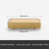 Cabinet Handles,Retro Cupboard Handles, Solid Brass Kitchen Handles Drawer Handles, Kitchen Handles Gold Cabinet Brushed Pull Handles for Kitchen Drawer Bedroom Furniture (85mm/3.3in)(85mm/3.3in) view 2