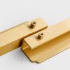 Cabinet Handles,Retro Cupboard Handles, Solid Brass Kitchen Handles Drawer Handles, Kitchen Handles Gold Cabinet Brushed Pull Handles for Kitchen Drawer Bedroom Furniture (85mm/3.3in)(85mm/3.3in) view 3