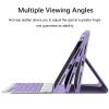 Divufus Keyboard Case for iPad Pro 11 Inch (M4) 2024 [Magnetic Detachable Wireless Keyboard][Support 3 System] Flip Stand Case with Pencil Holder for iPad 11 Pro 2024 (M4), Purple view 4
