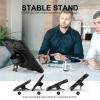 AdirMi Case for iPad Pro 11-inch (M4, 2024, 5th Gen), Military Grade Shockproof Case with [360 Rotating Stand/Hand Strap] [Shoulder Strap] [Pencil Holder],Black view 2