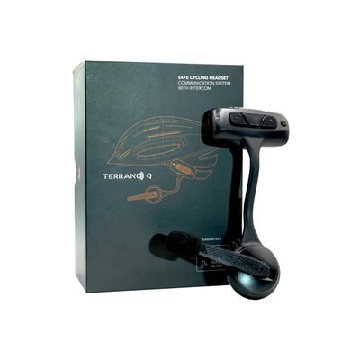 The Ultimate Cycling Bluetooth Headset, Multi-Person Intercom, Music, Radio, Audio Sharing, Phone/GPS Pairing, Noise Filtering (Single Pack)