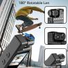 Cuifati 4K Body Cam, 1.3 Inch LCD Screen, NightVision, 180 Rotatable 120 Lens, Portable Video Recorder for Law Enforcement, Outdoor Sports with Back Clip - up to 128GB Card view 3