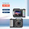 4K Digital Camera, 48MP Macro Vlogging Webcam with Time Lapse, Infrared Night Vision, Flash, Slow Motion Photography Anti-shake Video Camera view 2