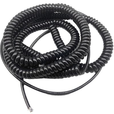 core spring wire,telescopic cable,8 Core 22AWG Spiral Network Cable Shielding Composite Signal Cable Background Cable(Size:Stretch 12 Meters,Color:8core 0.27mm2) (Color : 8core 0.27mm2, Siz(Size:Stret