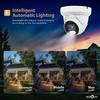 Marquis 4MP PoE IP Turret Dome Camera with Audio, IP Security Camera Outdoor Rated, Waterproof IP66, 108 Wide Angle 2.8mm Lens NDAA Compliant (Color Night) view 2