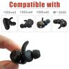 Anti-Slip Silicone Earhooks for Sony WF-1000XM5/XM4/XM3 - Universal Replacement Ear Tips for Sony Earbuds, Secure & Comfortable Fit, 3 Pairs Black view 4