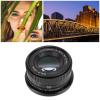 50mm F1.7 Full Frame Large Aperture Manual Focus Lens Compatible with Mount DSLR Cameras Multi Layer Coatings Optical Glass Portrait Lens view 4