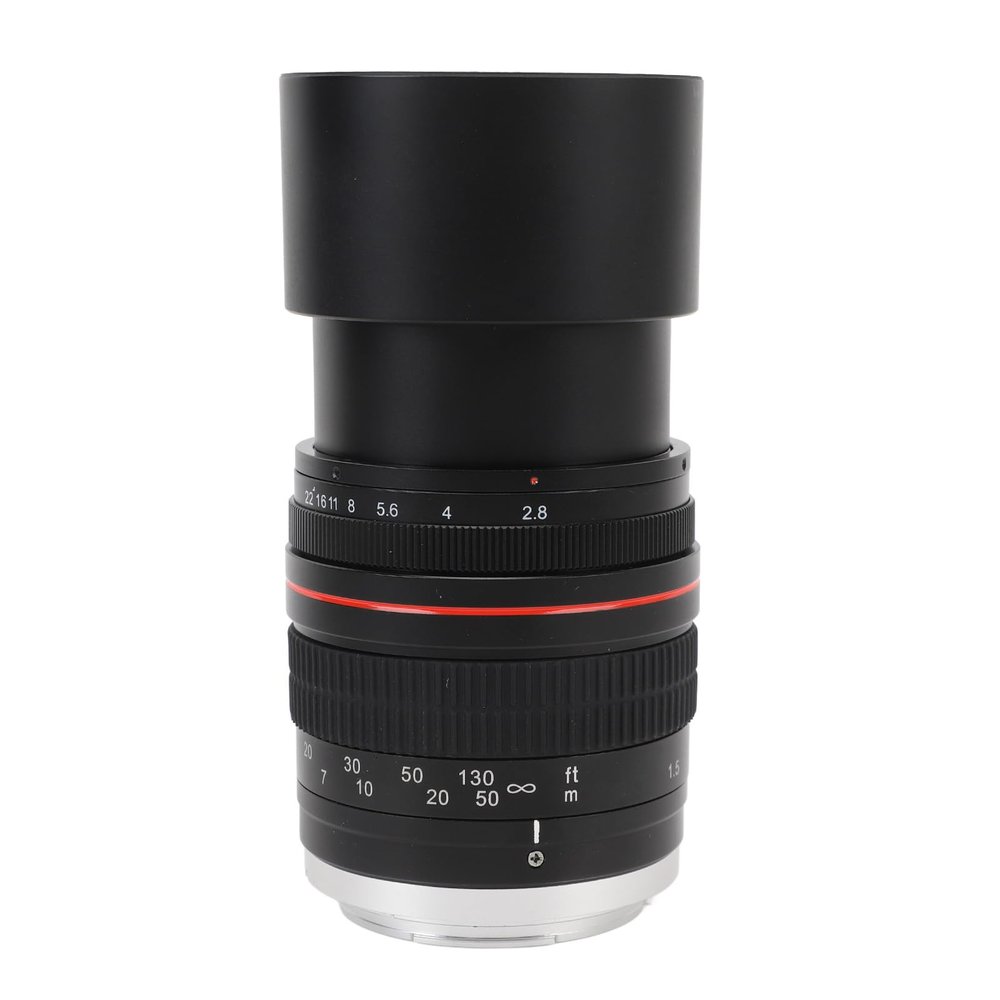 135mm F2.8 Large Aperture Manual Telephoto Lens,Full Frame Multi Coated Optical Glass Portrait Lens for 80D,70D,60D,60Da,50D,7D,6D,5D,5DS, 1Ds,T6s,T6i,T5i,T5,T4i DSLR Camera