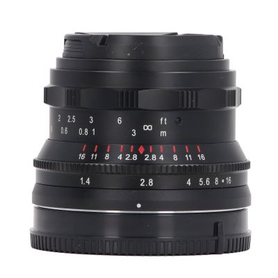 35mm F1.4 II Full Frame Manual Focus Lens,Compatible with Full Frame E Mount Cameras,7 Layer Optical Coating Lens for A7 A7II A7R A7RII X3 NEX3N Cameras (Black)