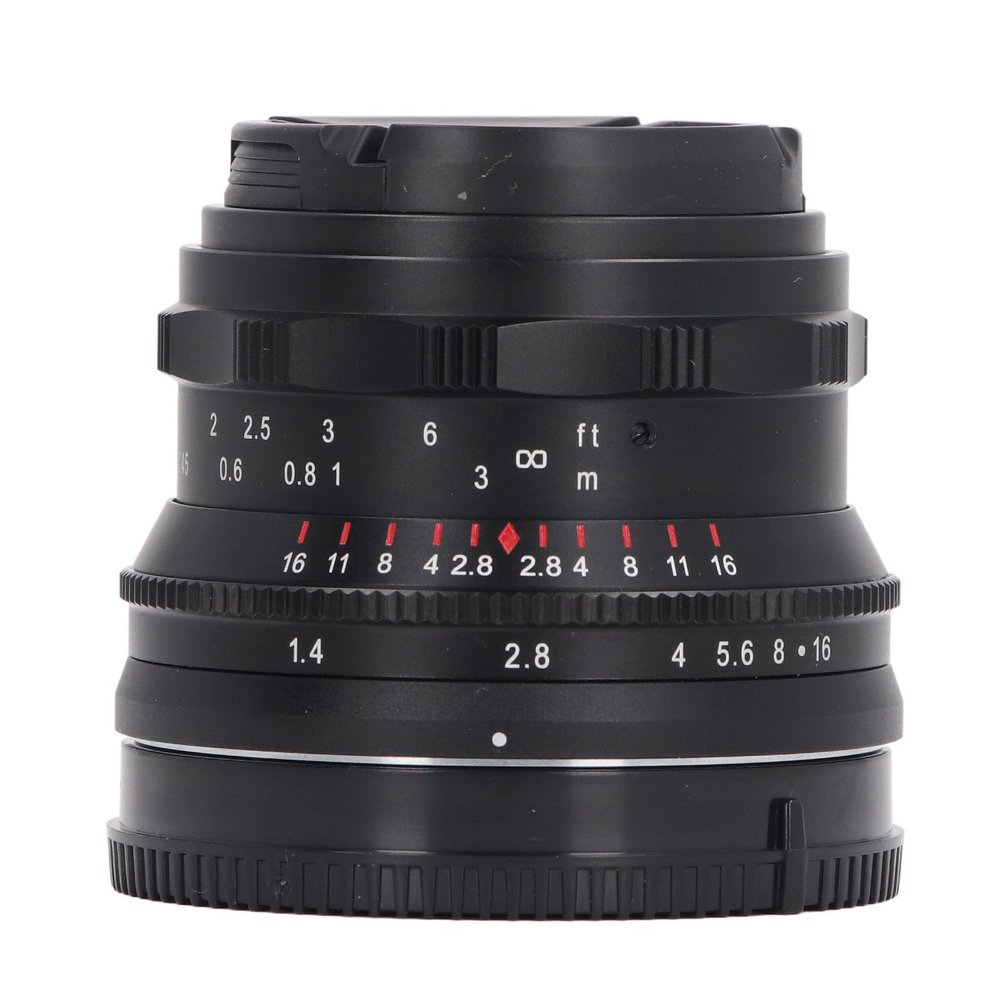 35mm F1.4 II Full Frame Manual Focus Lens,Compatible with Full Frame E Mount Cameras,7 Layer Optical Coating Lens for A7 A7II A7R A7RII X3 NEX3N Cameras (Black)