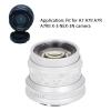 35mm F1.4 II Full Frame Manual Focus Lens,Compatible with Full Frame E Mount Cameras,7 Layer Optical Coating Lens for A7 A7II A7R A7RII X3 NEX3N Cameras (White) view 2