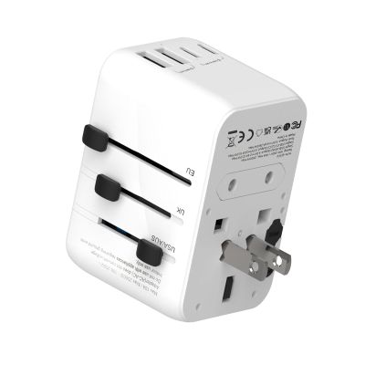 Rmtbeeg Universal Travel Adapter, International Power Plug Adapter with 3 USB-C & 2 USB-A Ports, All-in-One Worldwide Wall Charger for US EU UK AUS, Compatible with Type C/G/A/I Plugs for Travel