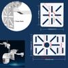 L-Type Dome Security Camera Wall Bracket Wall and Ceiling Mount Bracket, L Mount Adapter CCTV Camera IP Cameras, L-Shape Dome Camera Bracket Universal Wall Ceiling Mount Bracket view 4