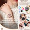 Smart Watches for Women(Answer/Make Call), 1.32" AMOLED Fitness Tracker Watch with Blood Pressure/Heart Rate Monitor, Fitness Watch for Men, 100+ Sports Smart Watch for Android/iOS Phones (Gold) view 2