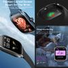 Smart Watches for Men(Answer/Make Call), 2.01" Curved Screen HD Fitness Tracker Watch with Blood Pressure/Heart Rate Monitor, SpO2, 100+ Sports Fitness Smart Watch for Android/iOS Phones (Blue) view 2