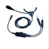 Crystal Mic Pro V with M7A2 Microphone. Compatible with WH-1000XM5 Noise Cancelling Headphones. Transforms Your Headphone into ANR Aviation Headset. view 1
