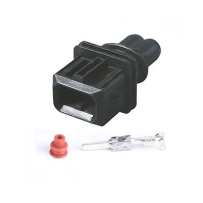 TakenE 1/5/10 Set 2 Pin Male Female EV1 Fuel Injector Nozzle Waterprof Connector Plug Socket Housing 829441-1 037906240 106462-1(Color:Male,Size:1 Set)