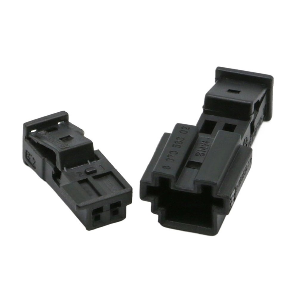 2/5/10/20 Sets 2 Pin Way 3-1452577-1 9-968554-1 TE Automobile Au/;d/i Modified Connector Ambient Light Tweeter Socket(Color:Black,Size:2 sets)