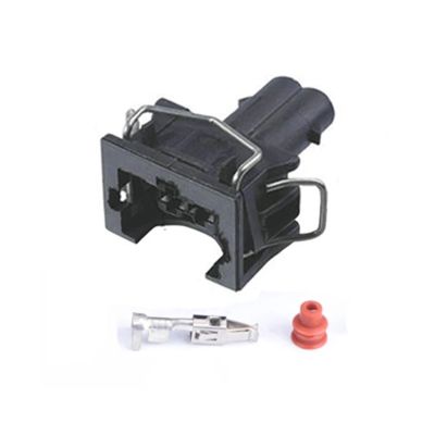 TakenE 1/5/10 Set 2 Pin Male Female EV1 Fuel Injector Nozzle Waterprof Connector Plug Socket Housing 829441-1 037906240 106462-1(Color:Female,Size:1 Set)
