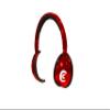 Earcoustic Headphones (Red) view 3