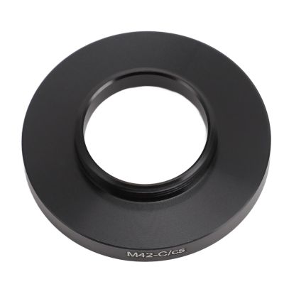 Aluminum Alloy M42 to C CS Mount Adapter Ring, Versatile, Lightweight, Portable, with Accuracy Craftsmanship for Macro, Astronomy Photography