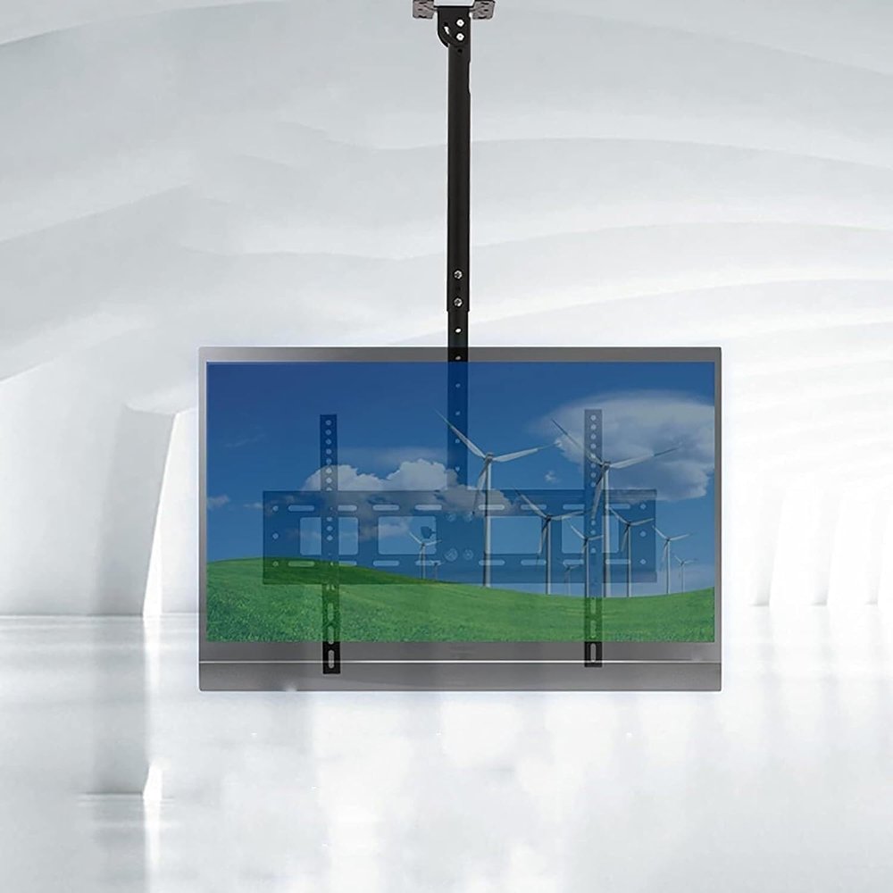 PROHEL 40-75 inch TV Mount Stands TV Wall Mount Ceiling TV Mount Bracket, Full Motion 360 Deg Rotation Tilt Swivel TV Mount, Can 90 Flip Down(Size:65-155cm)
