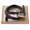 LKKBAD PLC Data Cable FX/A/3U1N Series Communication Cable PLC Programming Cable USB to 25-pin USB-SC09(Size:Online Monitoring) view 3