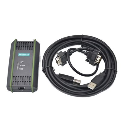 LKKBAD PC-MPI+ Adapter for S7-300/400 PLC 6ES7972-0CA23-0XA0 Programming Download Data Cable S7-300 S7-400 RS232 to MPI(Color:USB-MPI(USB Port))