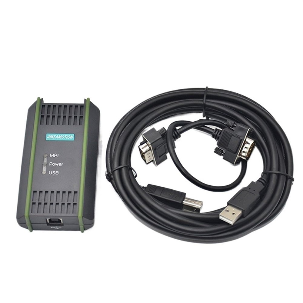 LKKBAD PC-MPI+ Adapter for S7-300/400 PLC 6ES7972-0CA23-0XA0 Programming Download Data Cable S7-300 S7-400 RS232 to MPI(Color:USB-MPI(USB Port))