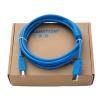 LKKBAD AFPX Series PLC Programming Cable USB Square Port Data Cable Communication Download Cable Square Port Cable(Size:Gold Plated Blue 2 Meters) view 1