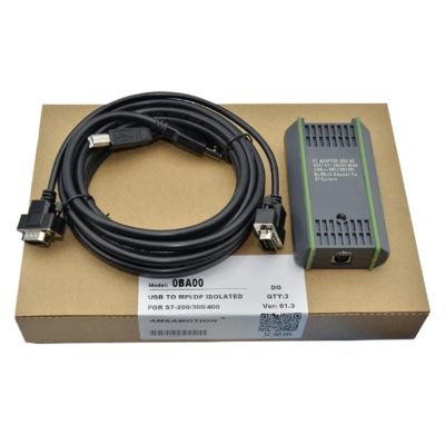 LKKBAD 6GK1 571-0BA00-0AA0 USB-MPI PPI Isolated Version Network PC Adapter for S7-200/300/400 PLC Programming Cable 0BA00