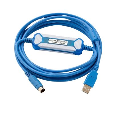 LKKBAD Suitable for PLC Programming Cable Communication line Twido Neza TSXPCX3030-C Download line(Size:Blue TSXPCX3030)