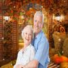 20x10ft Fall Thanksgiving Backdrop Autumn Pumpkin Harvest Window Photography Backdrops Maple Leaves Haystack Floral Party Decorations Background view 2