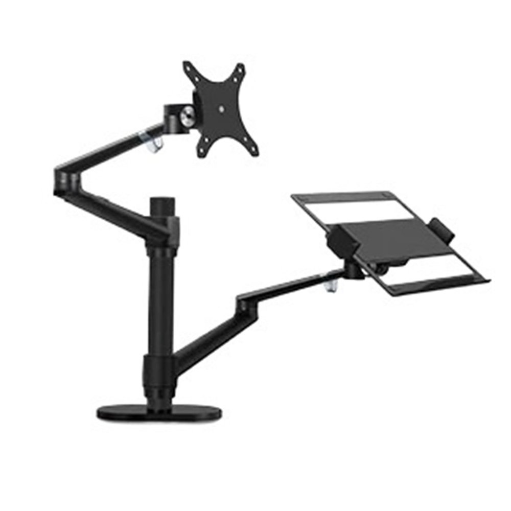 CUFTOBJM 145-180mm Thick Desk OL-3L-TK Aluminum Multifunctional 10"-17" Ergonomic Desk Laptop Stand 32" Monitor Desktop Stand Computer(Color:with Extra vesa)