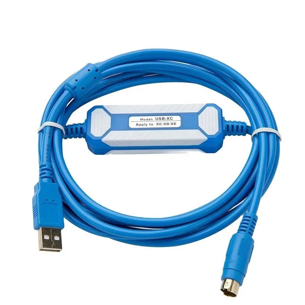 LKKBAD Gold-Plated USB-XC USB to RS232 Adapter for PLC XC1 XC2 XC3 XC5 Programming Cable