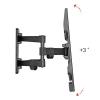 CUFTOBJM Full Motion Retractable LCD Stand TV Wall Mount Tilt-Swivel Wall Mount Bracket Adjustable Mounting Arm Fits Up to 32-70 Inches view 4