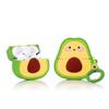 (3Pack) Case for AirPods Pro 2nd/1st Generation with Cleaning kit, XMBYGY Cute Skin Design Silicone Cartoon Charging Case Protective Covers with Keychain for AirPods Pro 2/Pro Earbuds (M+A+F) view 4