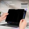 Peslv 4-Way Magnetic Privacy Screen for iPad Pro 13 Inch M4/M5 [2024/2025 7/8th Gen], 360 Removable Anti Blue Light Glare Spy Filter, High Sensitive Bubble-Free Black Security Screen Protector view 2
