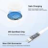QZIIW Apple Watch Charger,Apple iWatch Magnetic Fast Charger to USB C Cable,3 in 1 Multi Charging Cable 6 FT Compatible with Watch Series Ultra 3/2/SE/11/10/9/8/7/6/5/4/3/2/1,iPhone 17/16/15/14/13/12 view 4