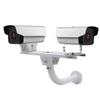 Security Camera Mount Holder Double Surveillance Camera L Type Metal Steel One to 2 Horizontal Cross Bar Dual Camera Mount Bracket Extension Bar Horizontal Arm L Shape Wall Mounting 2 Base Bracket view 3