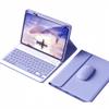 kaidisen Keyboard Case Mouse for iPad Pro 11 inch (M5/M4) 2025/2024 Detachable Cute Color Keyboard Case Support Pencil Charging,Purple view 1