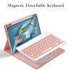 kaidisen Keyboard Case Mouse for iPad Pro 11 inch (M5/M4) 2025/2024 Detachable Cute Color Keyboard Case Support Pencil Charging,Purple view 2