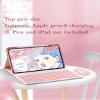 kaidisen Keyboard Case Mouse for iPad Pro 11 inch (M5/M4) 2025/2024 Detachable Cute Color Keyboard Case Support Pencil Charging,Purple view 3