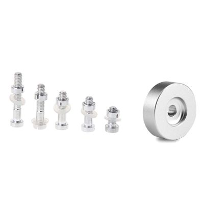Nuhikap 5 Pcs M2.5 Screws Bolt Nut Washers Set & 1 Pcs Record Turntable Adapter
