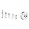 Nuhikap 5 Pcs M2.5 Screws Bolt Nut Washers Set & 1 Pcs Record Turntable Adapter view 1